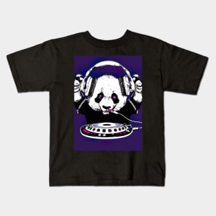 DJ Panda Music Kids T-Shirt